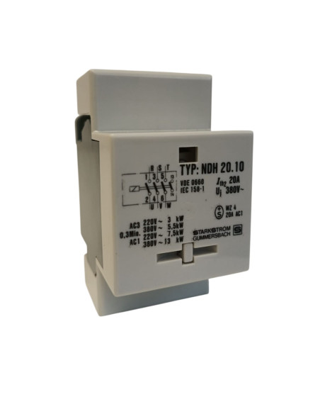 Square d ndh2010380 three-pole contactor 20a coil 380v 50//60hz with aux contact no